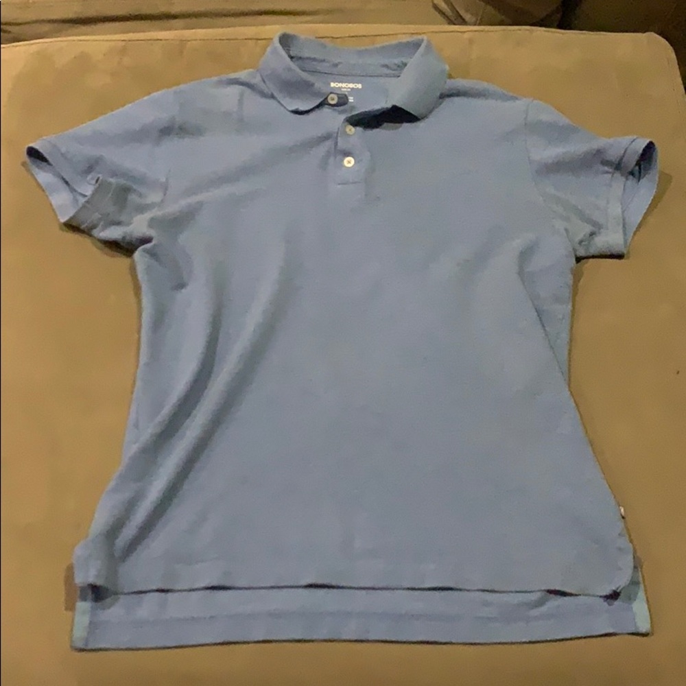 Bonobos polo shirt - slim - light blue - medium